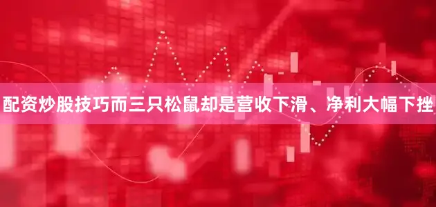 配资炒股技巧而三只松鼠却是营收下滑、净利大幅下挫