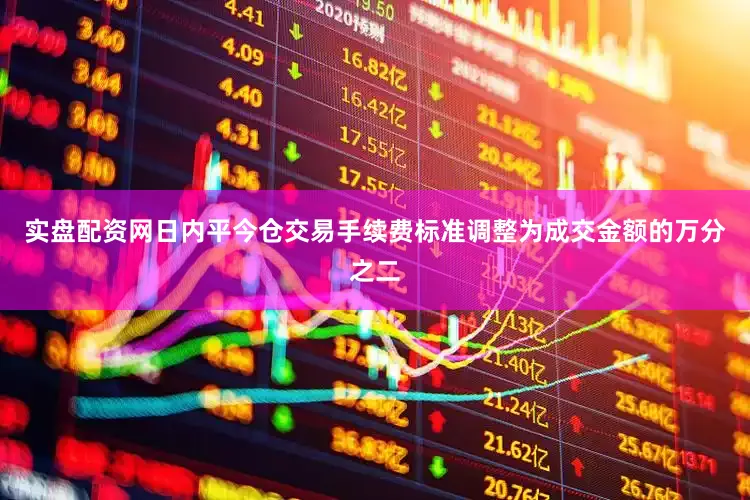 实盘配资网日内平今仓交易手续费标准调整为成交金额的万分之二